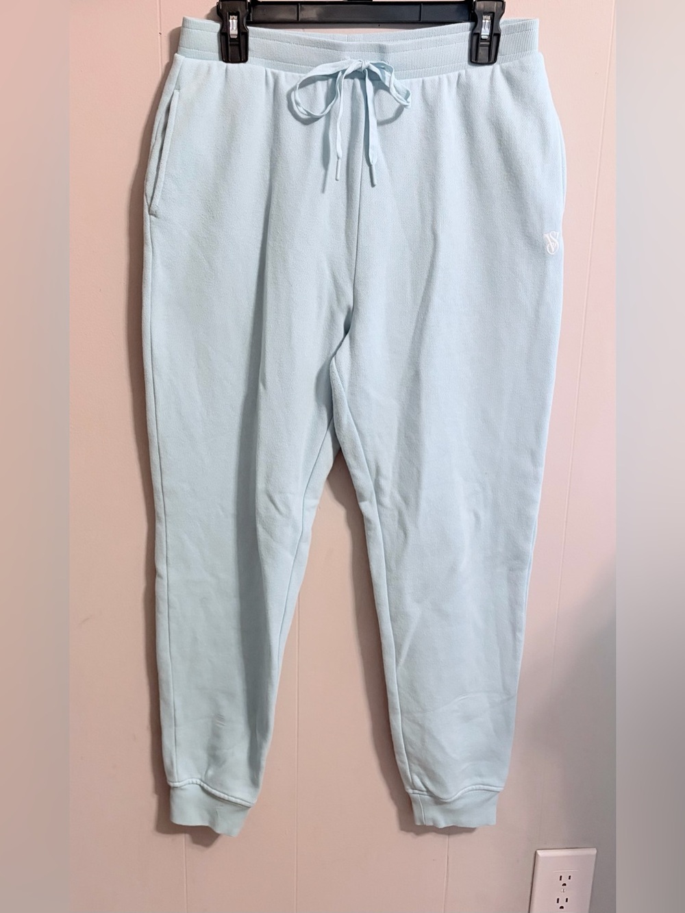 Victoria's Secret Light Blue Drawstring Joggers